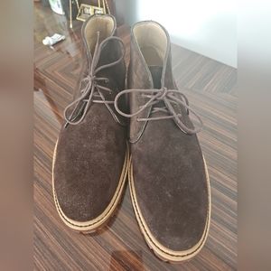 Kenneth Cole Men's Lace-Up Boots, Brown  Sz 11M